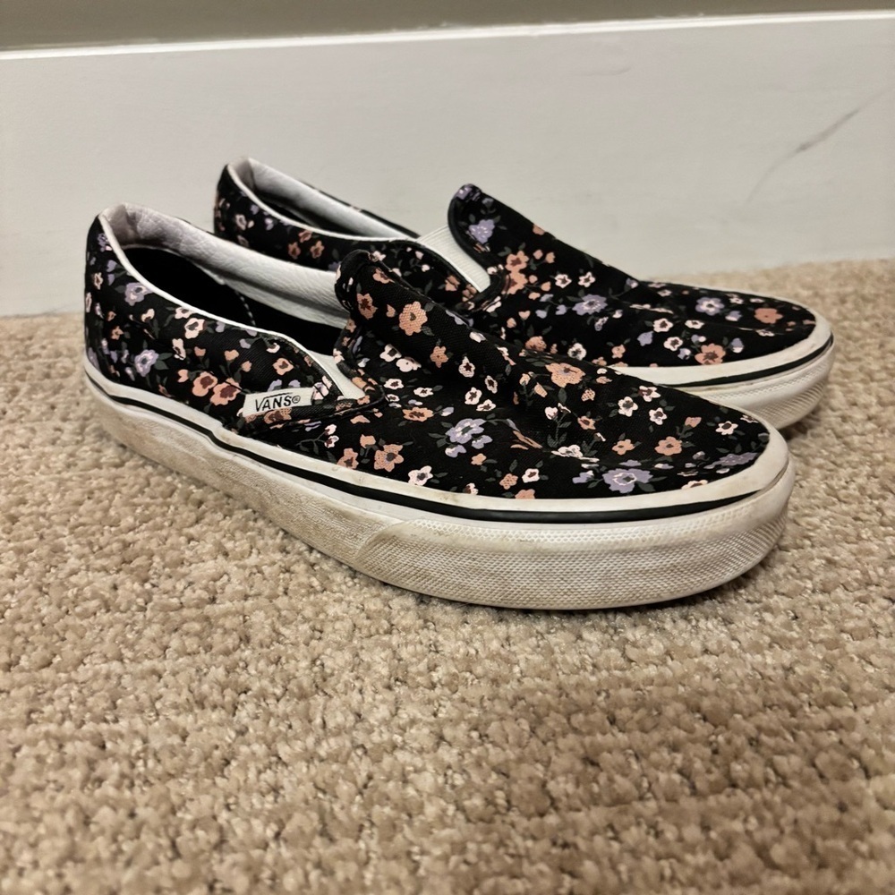 Vans Classic Slip On Floral - size 5.5​​ - Picture 6 of 11